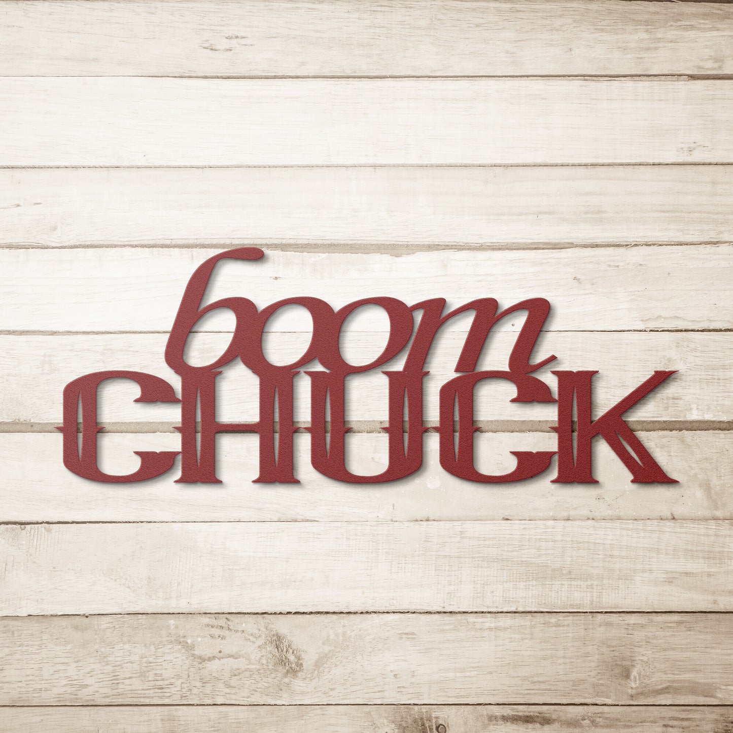 "Boom CHUCK"