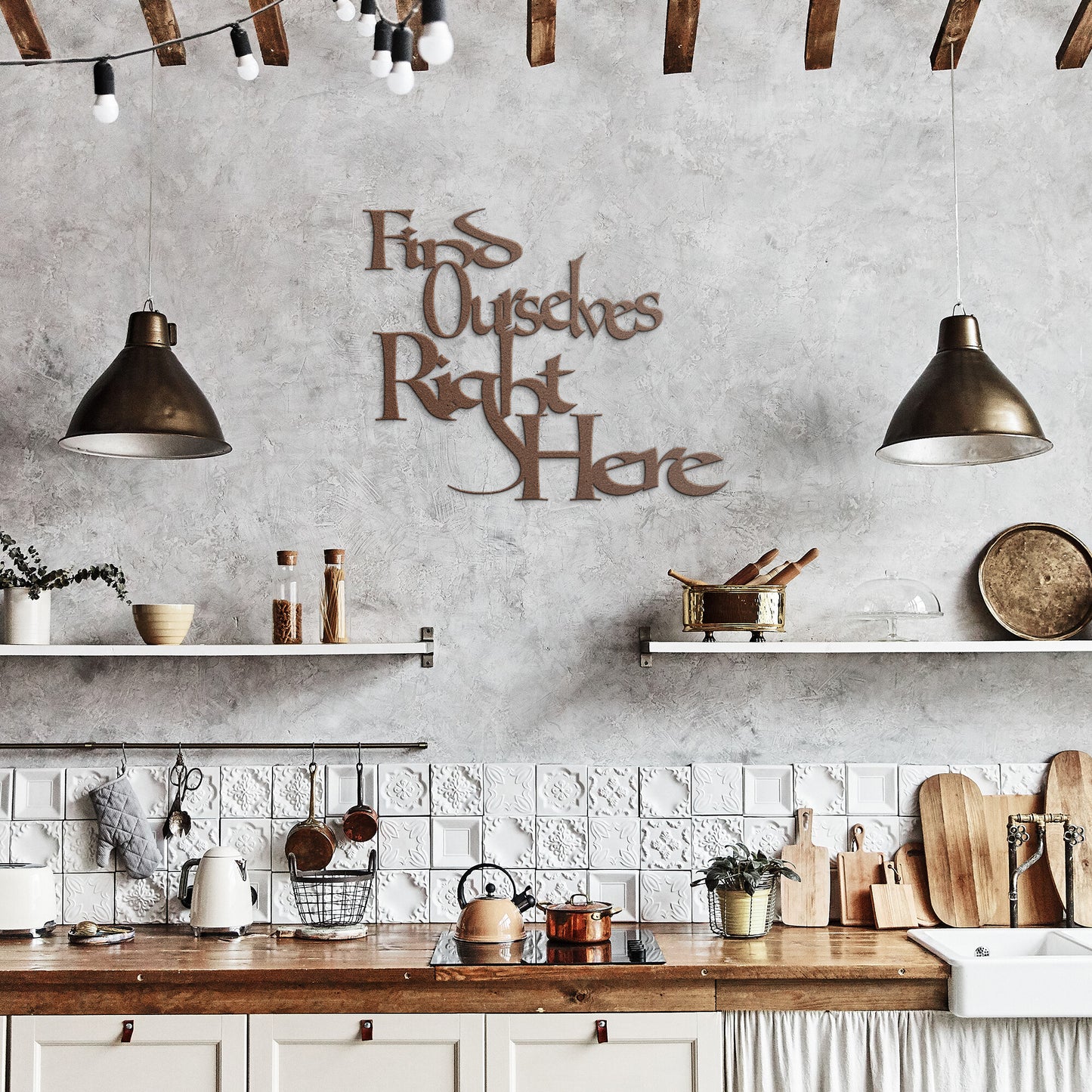 "Find Ourselves Right Here"