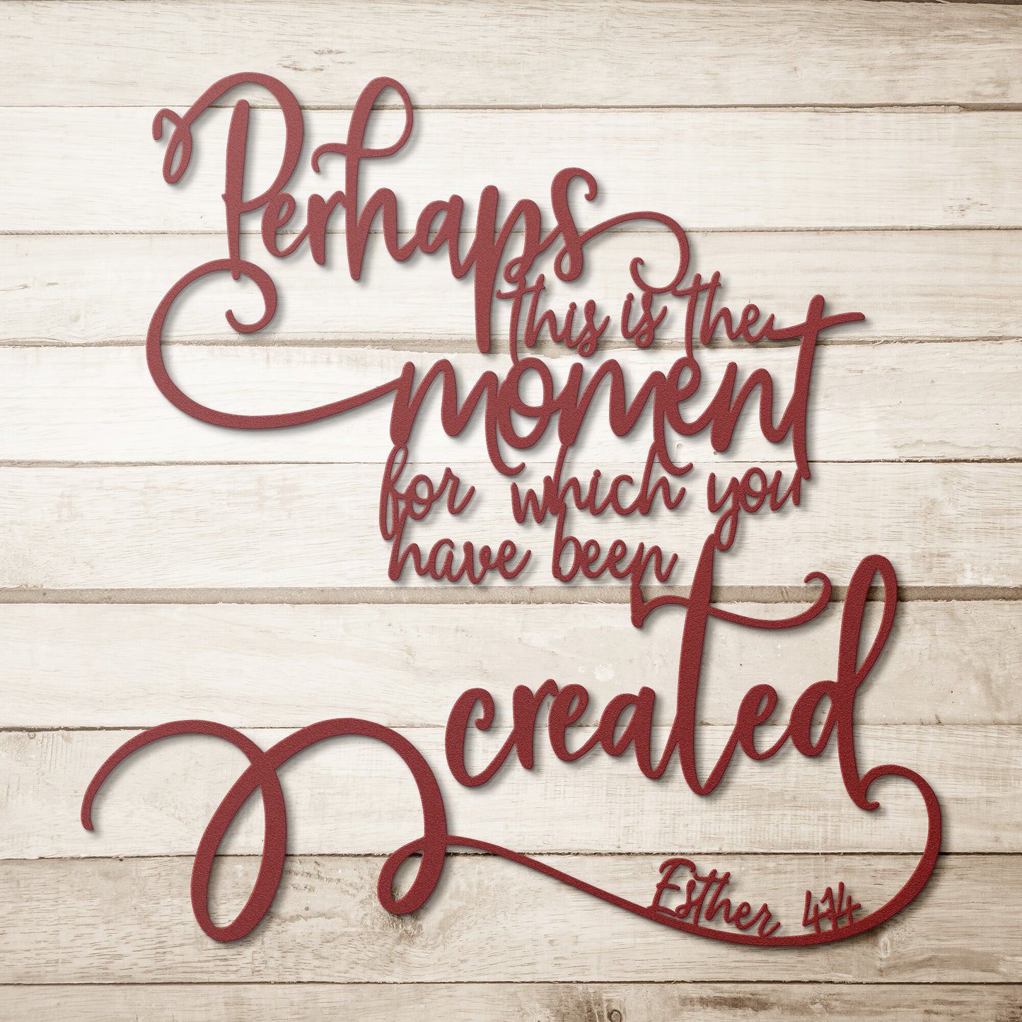 "Perhaps This Is The Moment" Est. 4:14